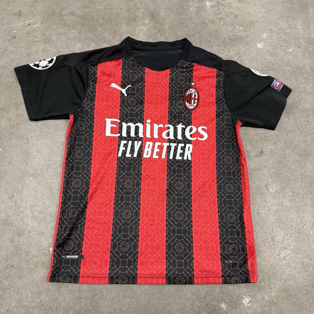 PUMA AC MILAN 2020/2021 HOME #5 SOCCER JERSEY MEDIUM